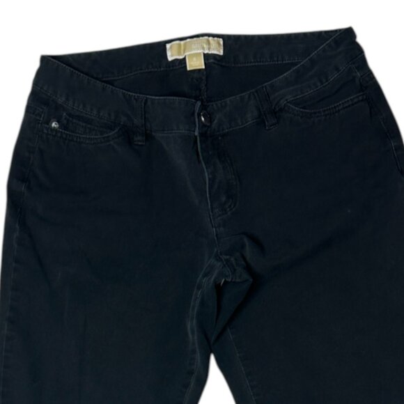 Michael MICHAEL KORS Womens Black Stretch Skinny Jeans Size 4 - Picture 3 of 16